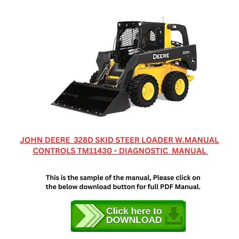 john deere 328d skid steer manual|john deere 328d problems.